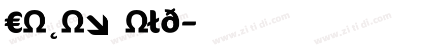 Cocon Bold字体转换